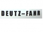 "Deutz-Fahr" Schriftzug 30 x 3,7 mm schwarz
